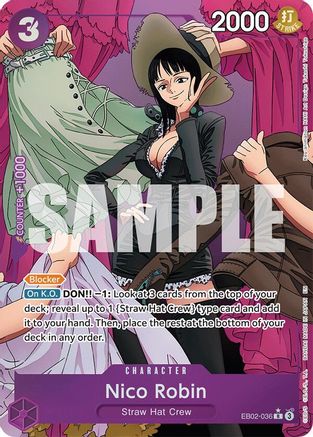 Nico Robin (Alternate Art) (EB02-036) - Rare