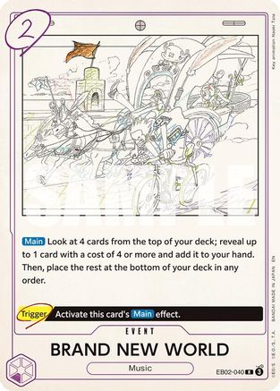 BRAND NEW WORLD (EB02-040) - Rare