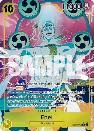 Enel (Alternate Art) (EB02-052) - Super Rare