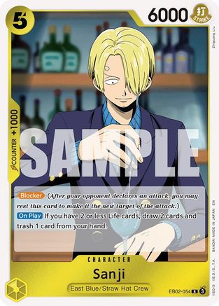 Sanji (EB02-054) - Rare