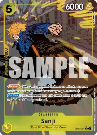 Sanji (Alternate Art) (EB02-054) - Rare