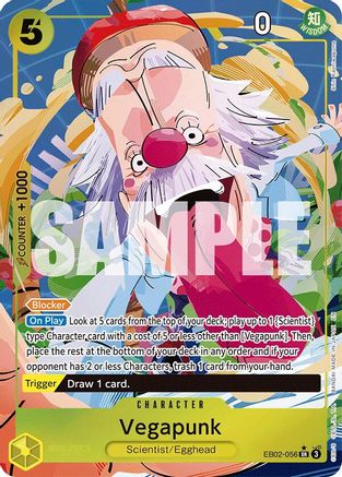 Vegapunk (Alternate Art) (EB02-056) - Super Rare