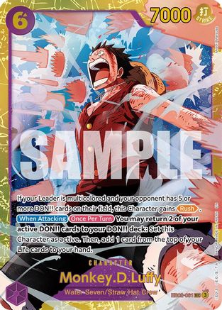 Monkey.D.Luffy (061) (EB02-061) - Secret Rare