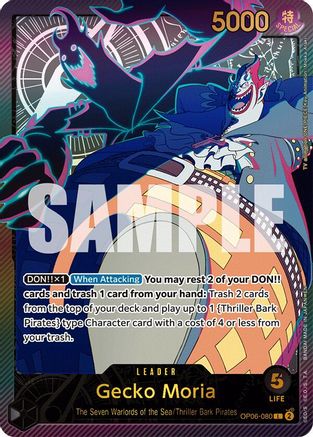 Gecko Moria (SPR) (OP06-080) - Leader