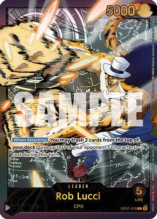 Rob Lucci (SPR) (OP07-079) - Leader