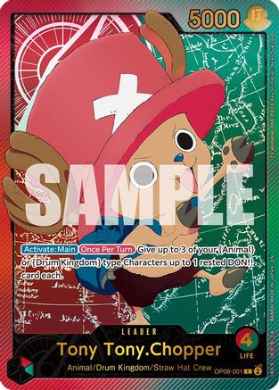 Tony Tony.Chopper (SPR) (OP08-001) - Leader