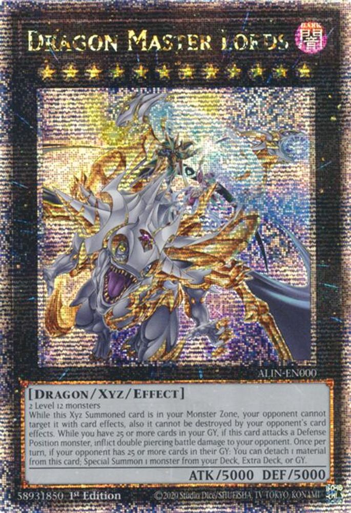 Dragon Master Lords (ALIN-EN000) - Quarter Century Secret Rare