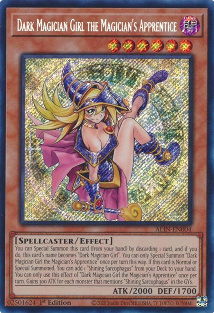 Dark Magician Girl the Magician's Apprentice (ALIN-EN004) - Secret Rare