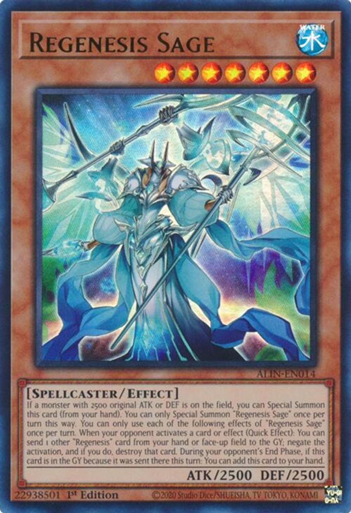 Regenesis Sage (ALIN-EN014) - Ultra Rare