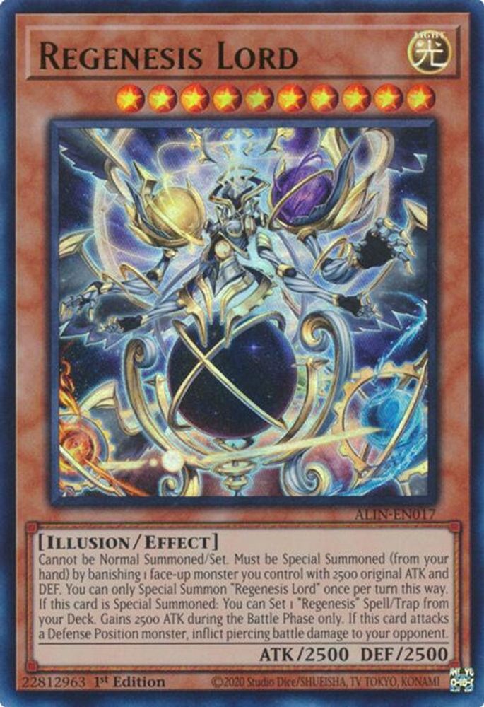 Regenesis Lord (ALIN-EN017) - Ultra Rare