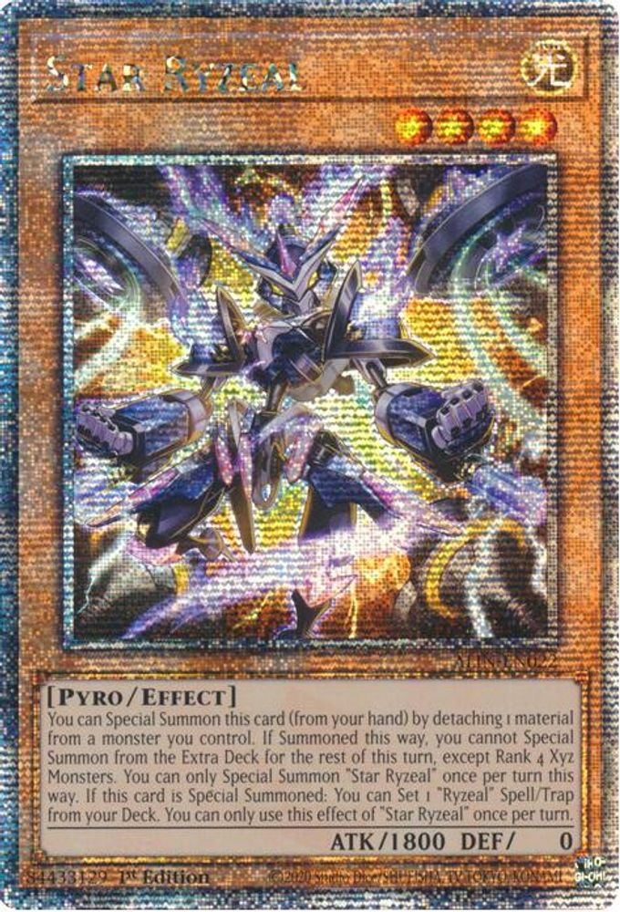 Star Ryzeal (Quarter Century Secret Rare) (ALIN-EN022) - Quarter Century Secret Rare