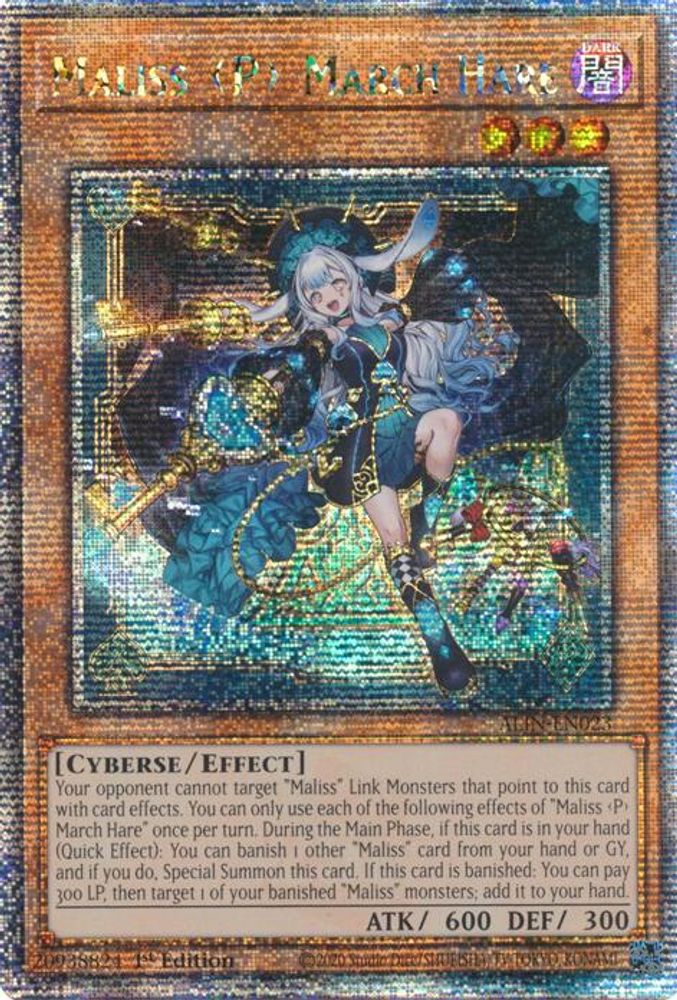 Maliss P March Hare (Quarter Century Secret Rare) (ALIN-EN023) - Quarter Century Secret Rare