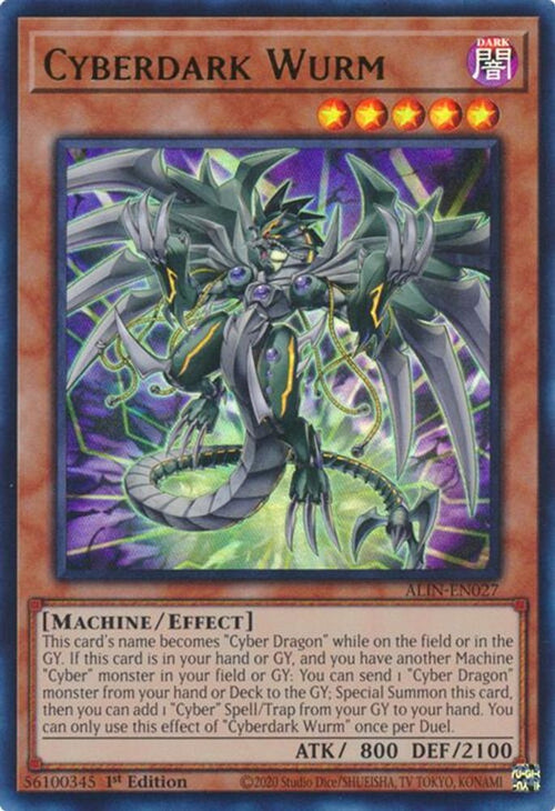 Cyberdark Wurm (ALIN-EN027) - Ultra Rare