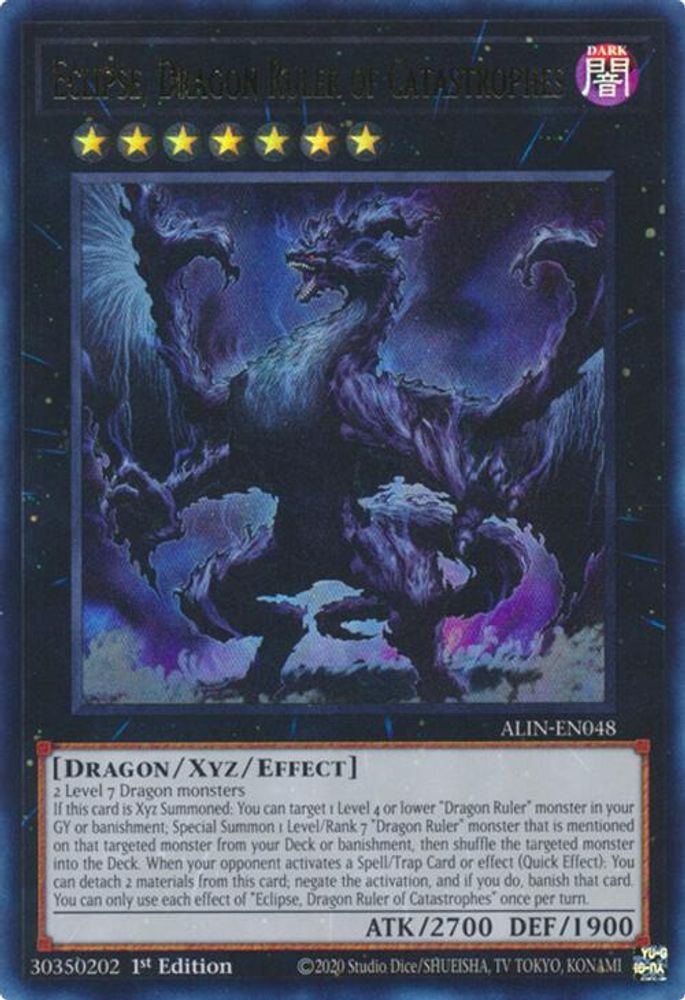 Eclipse, Dragon Ruler of Catastrophes (ALIN-EN048) - Ultra Rare