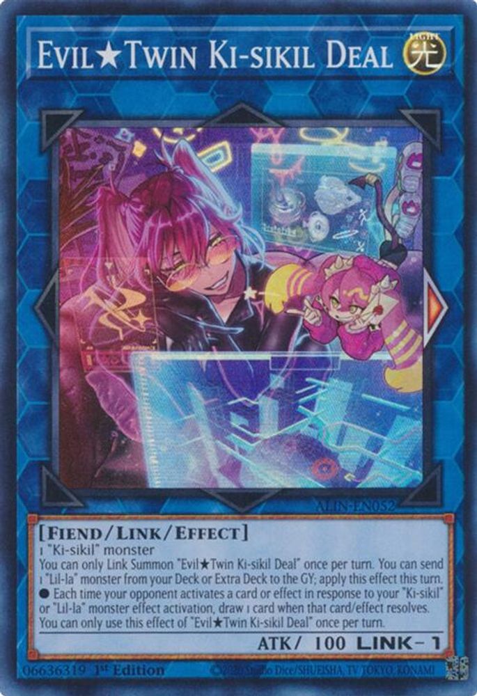 EvilTwin Ki-sikil Deal (ALIN-EN052) - Super Rare