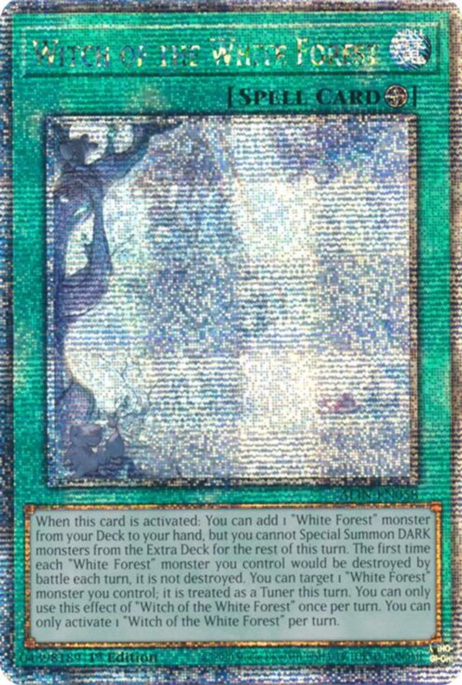 Witch of the White Forest (Quarter Century Secret Rare) (ALIN-EN058) - Quarter Century Secret Rare