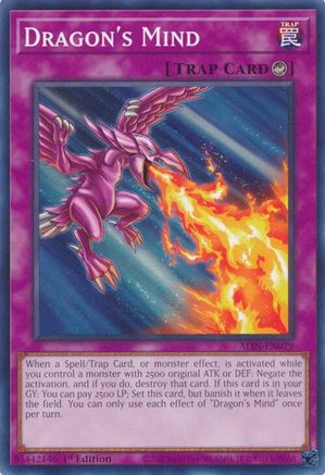 Dragon's Mind (ALIN-EN079) - Alliance Insight 1st Edition