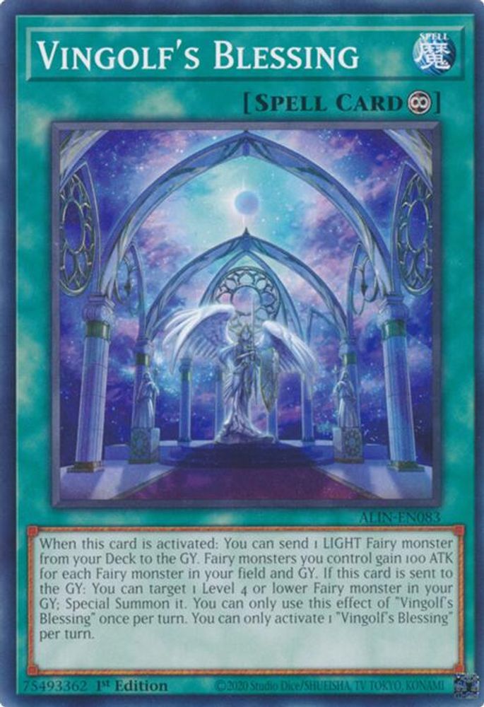 Vingolf's Blessing (ALIN-EN083) - Common