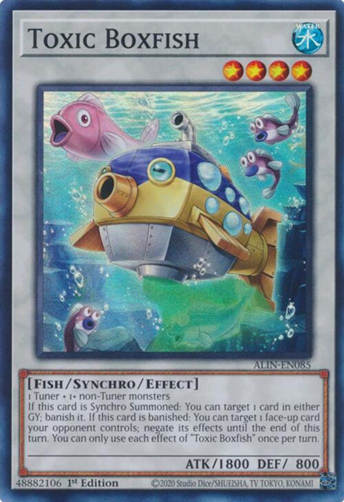Toxic Boxfish (ALIN-EN085) - Super Rare