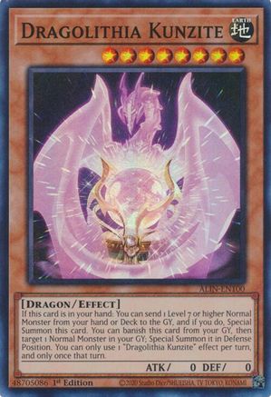 Dragolithia Kunzite (ALIN-EN100) - Alliance Insight 1st Edition