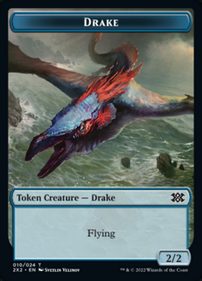 Drake // Aven lance un jeton double face [Jetons Double Masters 2022] 