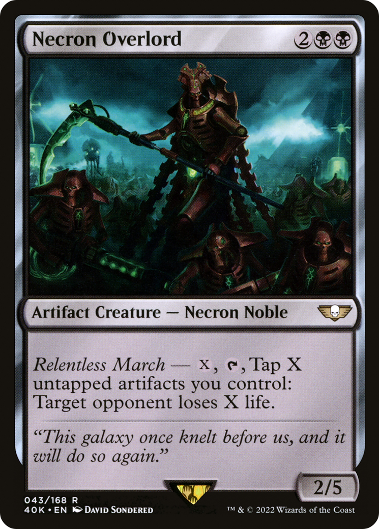 Seigneur Nécron [Warhammer 40,000] 