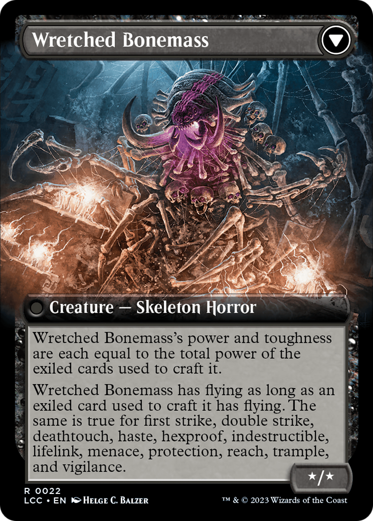 Autel des Misérables // Wretched Bonemass (Extended Art) [Les Cavernes Perdues du Commandant Ixalan] 