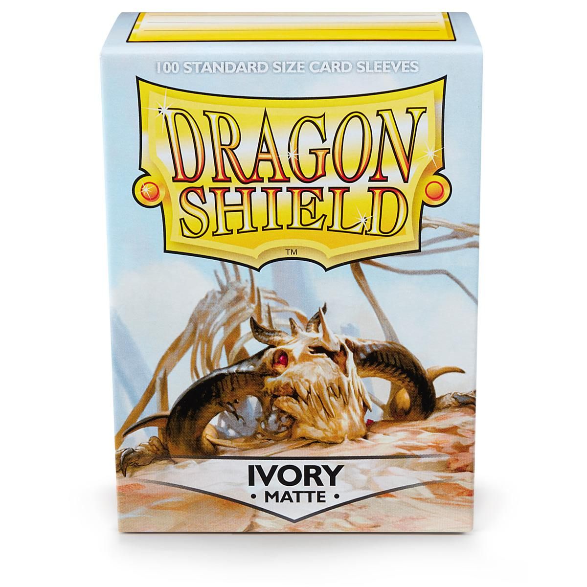 Dragon Shield : Pochettes standard 100 carats - Ivoire (mat) 