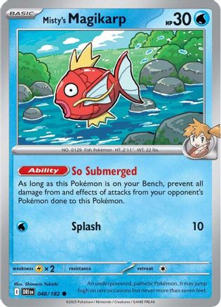 Misty's Magikarp 048  - Common