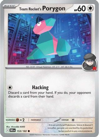 Team Rocket's Porygon 153  - Common