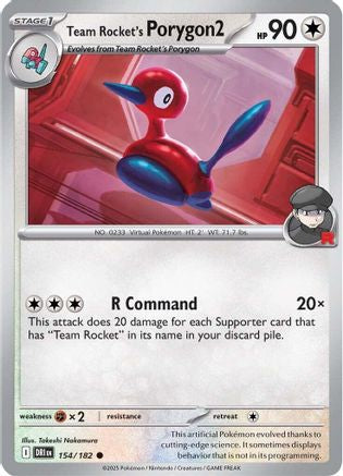 Team Rocket's Porygon2 154  - Common