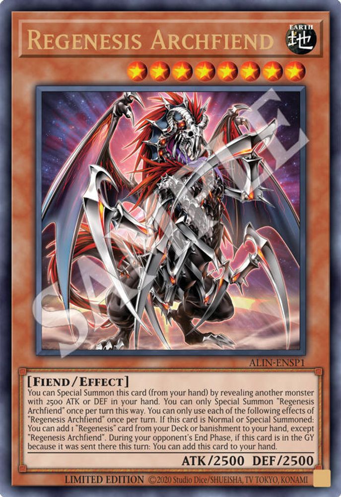 Regenesis Archfiend (ALIN-ENSP1) (ALIN-ENSP1) - Ultra Rare