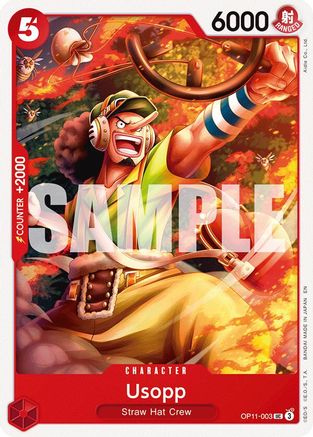 Usopp (OP11-003) - Uncommon