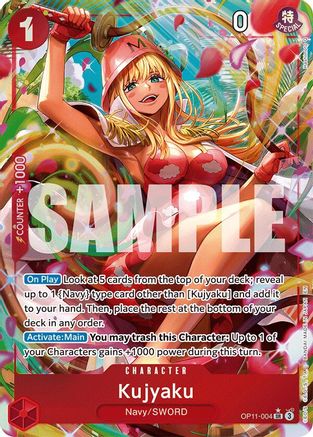 Kujyaku (Alternate Art) (OP11-004) - Super Rare