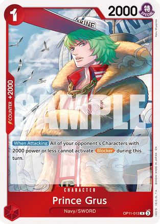 Prince Grus (OP11-013) - Rare