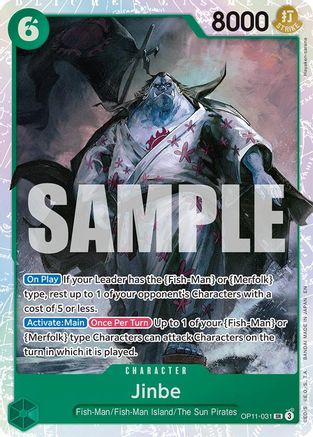 Jinbe (031) (OP11-031) - Super Rare