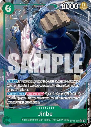 Jinbe (031) (Alternate Art) (OP11-031) - Super Rare