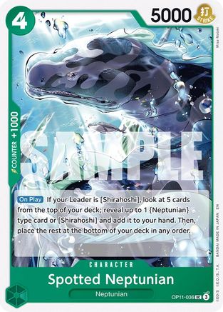 Spotted Neptunian (OP11-036) - Uncommon