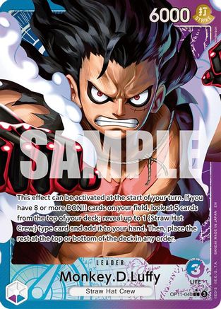 Monkey.D.Luffy (040) (Alternate Art) (OP11-040) - Leader
