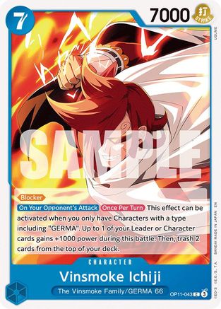 Vinsmoke Ichiji (OP11-043) - Common