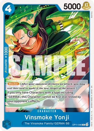 Vinsmoke Yonji (OP11-046) - Common