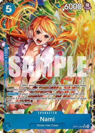 Nami (054) (Alternate Art) (OP11-054) - Super Rare