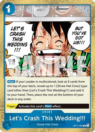 Let's Crash This Wedding!!! (OP11-060) - Rare