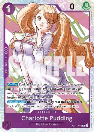 Charlotte Pudding (OP11-070) - Super Rare