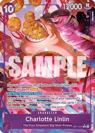 Charlotte Linlin (Alternate Art) (OP11-073) - Rare