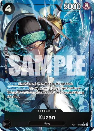 Kuzan (Alternate Art) (OP11-084) - Rare