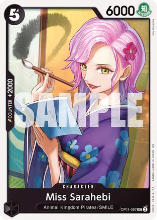 Miss Sarahebi (OP11-087) - Uncommon
