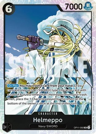 Helmeppo (OP11-092) - Super Rare