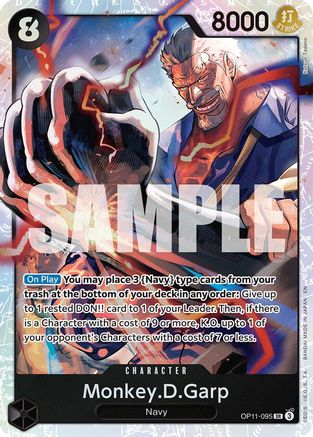 Monkey.D.Garp (OP11-095) - Super Rare