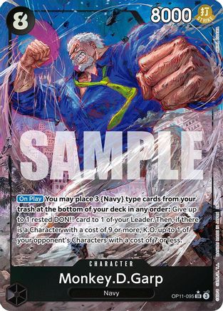 Monkey.D.Garp (Alternate Art) (OP11-095) - Super Rare